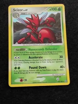 Scizor 25/100 2008 Stormfront Set Pokemon Card TCG Nintendo Non Holo Rare - Image 1
