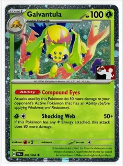 Galvantula 002/064 Prize Pack Series Cards Holo - Image 1