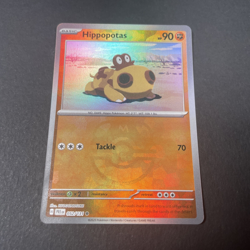 Pokemon TCG Prismatic Evolutions 052/131 Hippopotas Masterball Card Pack Fresh - Image 1
