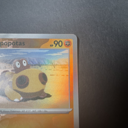 Pokemon TCG Prismatic Evolutions 052/131 Hippopotas Masterball Card Pack Fresh - Image 3