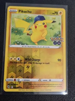 Pokemon Go - Rare Reverse Holo - TCG Card - Pikachu 028/078 - Image 1