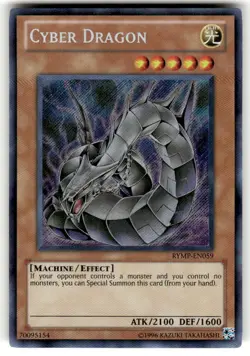 Cyber Dragon RYMP-EN059 Unlimited Secret Rare Card NM Condition - Image 1