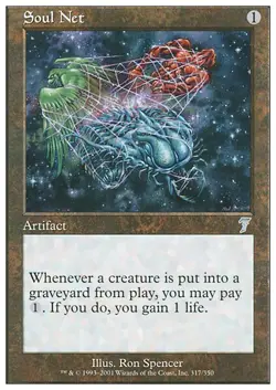 SOUL NET mtg NM 7th Edition Unc 1 Card - Image 1