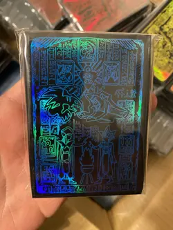 Yugioh Card Sleeves prismatic god Box egyption god blue sleeve (70 Count) - Image 1