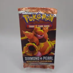 POKEMON MYSTERIOUS TREASURES (MAGMORTAR) DIAMOND/PEARL 10-CARDS/SEALED - Image 1