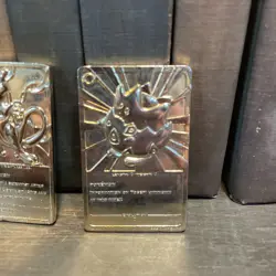 Lot of 2 1999 Pokemon 23kt Gold Plated Metal Cards Togepi Mewtwo Nintendo rare - Image 4