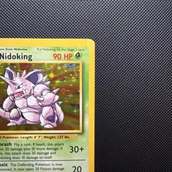 Pokemon TCG Nidoking Base Set Holo Unlimited Rare Card 11/102 NM Condition - Image 2
