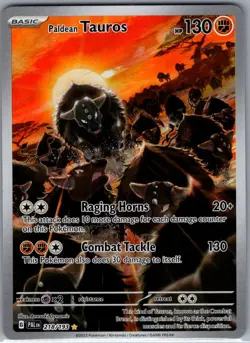 Paldean Tauros 218/193 SV02: Paldea Evolved - Pokemon Card - NM - Image 1