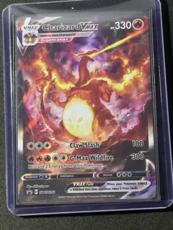 UPC Charizard VMAX SWSH261 Black Star Promo Full Alt Art Pokemon TCG Card NM- - Image 1