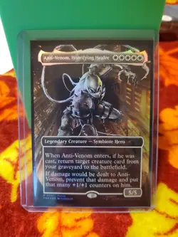 Anti-Venom, Horrifying Healer Borderless Foil Magic The Gathering Media Promos - Image 1