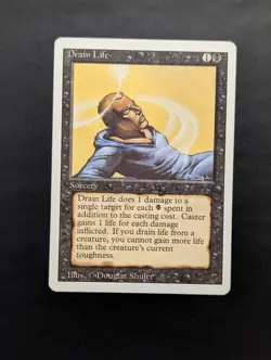 MAGIC THE GATHERING REVISED DRAIN LIFE LP - Image 1