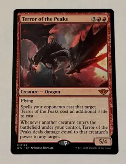 MTG Terror of the Peaks - Outlaws Of Thunder Junction NM - Image 1