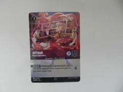 2024 Disney Lorcana Rise of the Floodborn Arthur #207/204 Enchanted - Image 2