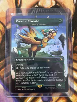Foil Paradise Chocobo Birds of Paradise (Borderless) #483 MTG Final Fantasy - NM - Image 3