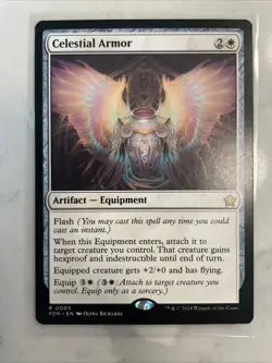 1x Celestial Armor NM Eng MTG - Foundations - Image 1