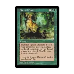 WOTC MtG Visions Natural Order (R) EX/SP CUBE! - Image 1