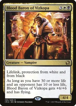 Blood Baron of Vizkopa 1x MtG iconic Masters IMA SP/NM - Image 1