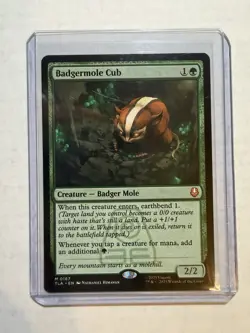 Badgermole Cub MTG Magic The Gathering Avatar (0167) NM - Image 1