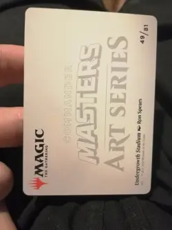 MTG Undergrowth Stadium CMM 49/81 Commander Masters Art Series Eng NM - Image 2