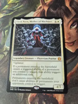 MTG Elesh Norn, Mother of Machines Phyrexia: All Will Be One Regular #010 - Image 2