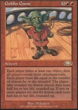 1x Goblin Game Heavy Play MTG Magic - Kid Icarus - - Image 1