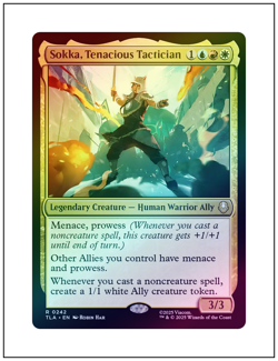 1x Sokka, Tenacious Tactician, Foil, Magic the Gathering MTG NM - Image 1