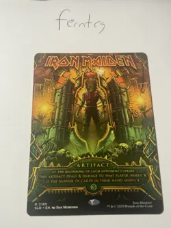 Magic the Gathering Iron Maiden Rare Secret Lair NM Ships Same Day - Image 1