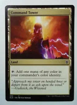 Command Tower *Common* Magic MtG x1 Throne of Eldraine - Image 1