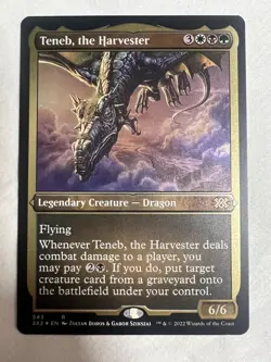 Near Mint x 1 Teneb, the Harvester - Foil Etched Double Masters 2022 Variants - Image 1