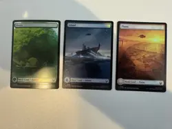 MTG: Avatar the Last Air Bender Foil Land Lot Plains- Forest - Island - Image 1