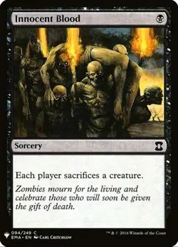 X 1 Innocent Blood NM-M The List 094 MTG Magic The Gathering - Image 1