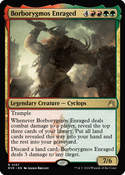[MTG] Borborygmos Enraged (0167) (RVR) NM - Image 1