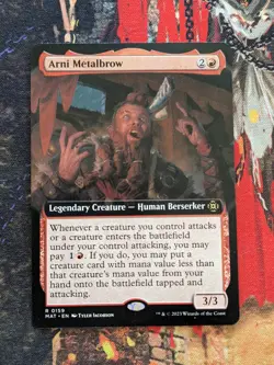 MTG Card: (1x) Arni Metalbrow (March Machine: Aftermath) EXTENDED ART - Image 1