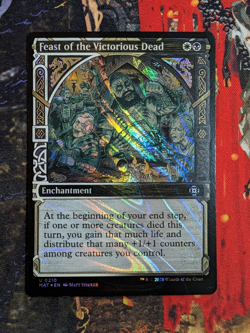 MTG Card: (1x) Feast of the Victorious Dead (March Machine: Aftermath) HALO FOIL - Image 1