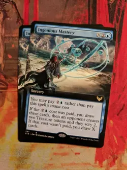 MTG Card : (2x) Ingenious Mastery EXTENDED ART - Image 1