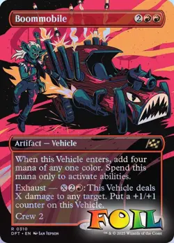 Boommobile Borderless 0310 MTG Aetherdrift Rare NP Foil - Image 1