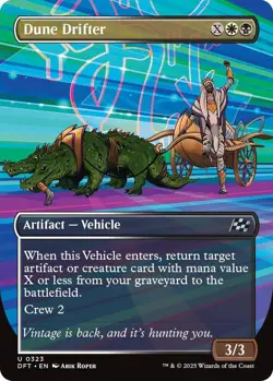 Dune Drifter Borderless 0323 MTG Aetherdrift Uncommon NP - Image 1