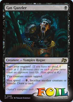 Gas Guzzler 0085 MTG Aetherdrift Rare NP Foil - Image 1