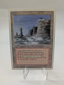 Plateau Revised Edition MTG Lightly Played / Near Mint (LP) Magic Dual Land - Image 1