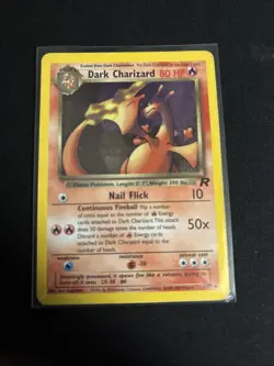 Pokemon Dark Charizard Holo Rare Card 4/82 Team Rocket - Image 1