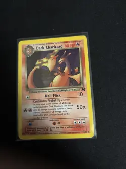 Pokemon Dark Charizard Holo Rare Card 4/82 Team Rocket - Image 3