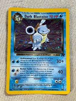 Dark Blastoise 3/82 Holographic Rare Team Rocket WOTC Pokemon TCG Near Mint - Image 1