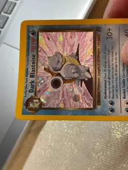 Dark Blastoise 3/82 Holographic Rare Team Rocket WOTC Pokemon TCG Near Mint - Image 5