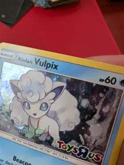 Alolan Vulpix Toys R Us 21/145 Holo Promo Pokemon Card Near Mint Condition - Image 3