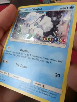 Alolan Vulpix Toys R Us 21/145 Holo Promo Pokemon Card Near Mint Condition - Image 5