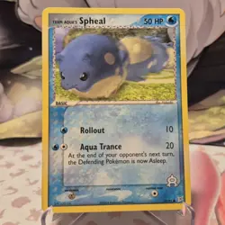Pokemon Team Aqua's Spheal 57/95 MA Team Magma vs Team Aqua MP Non Holo - Image 1