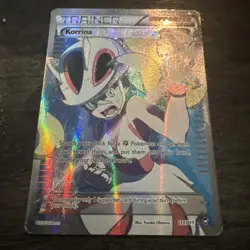 Pokemon TCG XY Furious Fists Korrina 111/111 Full Art Ultra Rare Holo. - Image 2