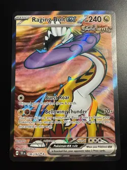 Raging Bolt ex 196/162 Ultra Rare Pokemon Temporal Forces NM - Image 1
