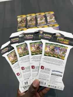 Pokemon Evolving Skies Sleeved Booster Packs - Full Art Set (x4 Packs). - Image 3