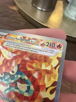 Pokemon TCG Hearthflame Mask Ogerpon EX 212/167 Twilight Masquerade SIR NM - Image 3